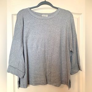 Flowy, casual gray top.